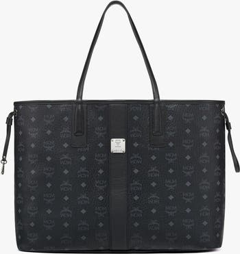 [MCM]★Reversible Visetos Liz Shopper Large Reversible Liz Shopper in Visetos Cognac | MCM ®US