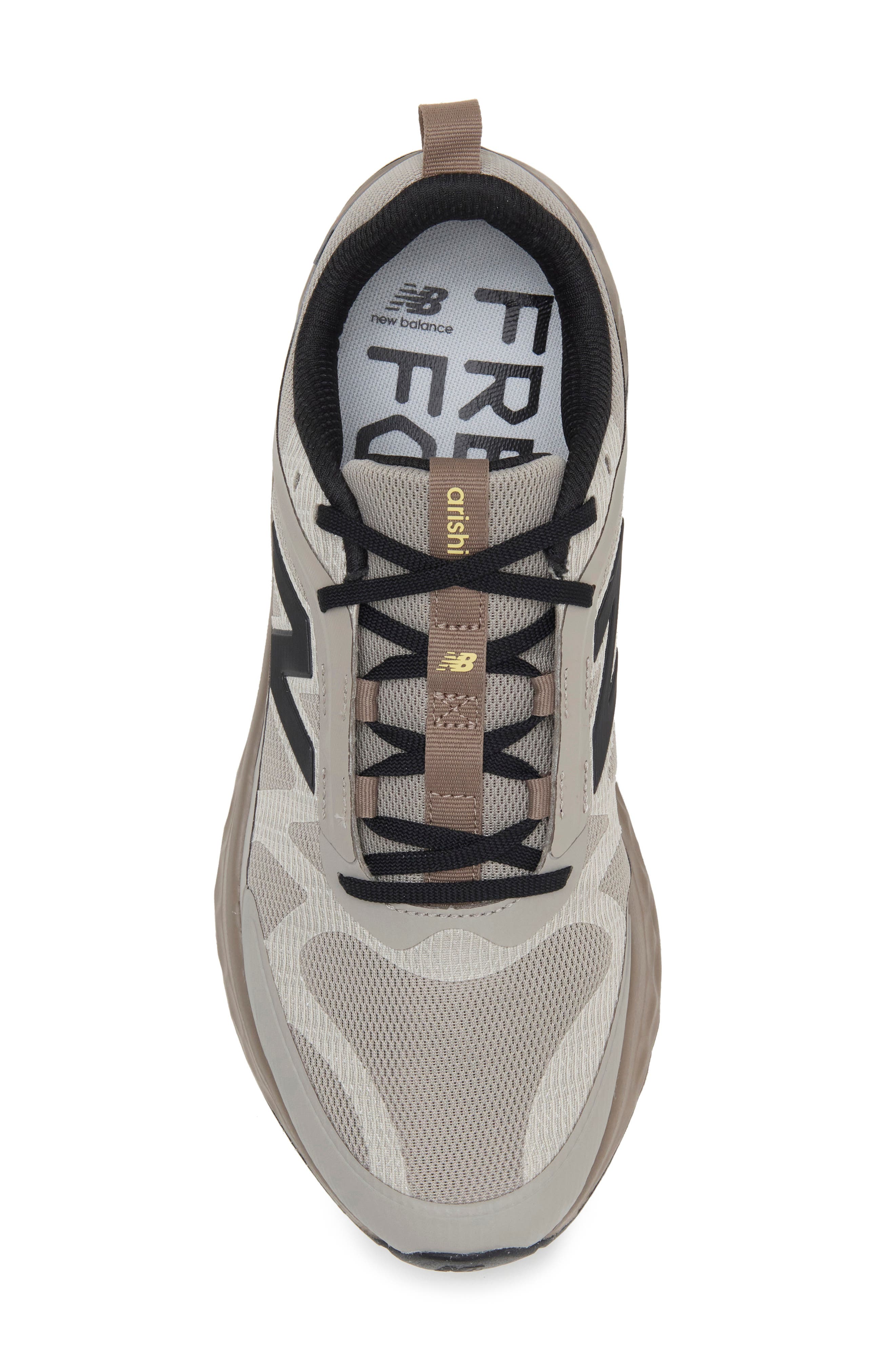 Arishi Running Shoe, Alternate, color, ARID STONE/ MUSHROOM