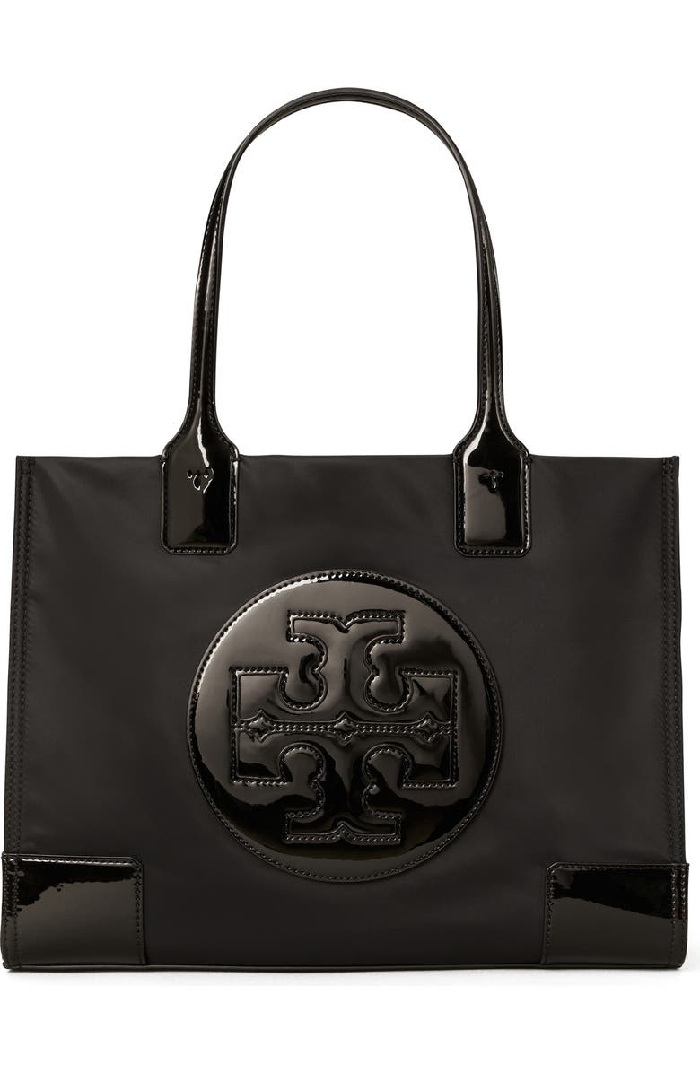 Tory Burch Small Ella Patent Tote Bag, Main, color,
