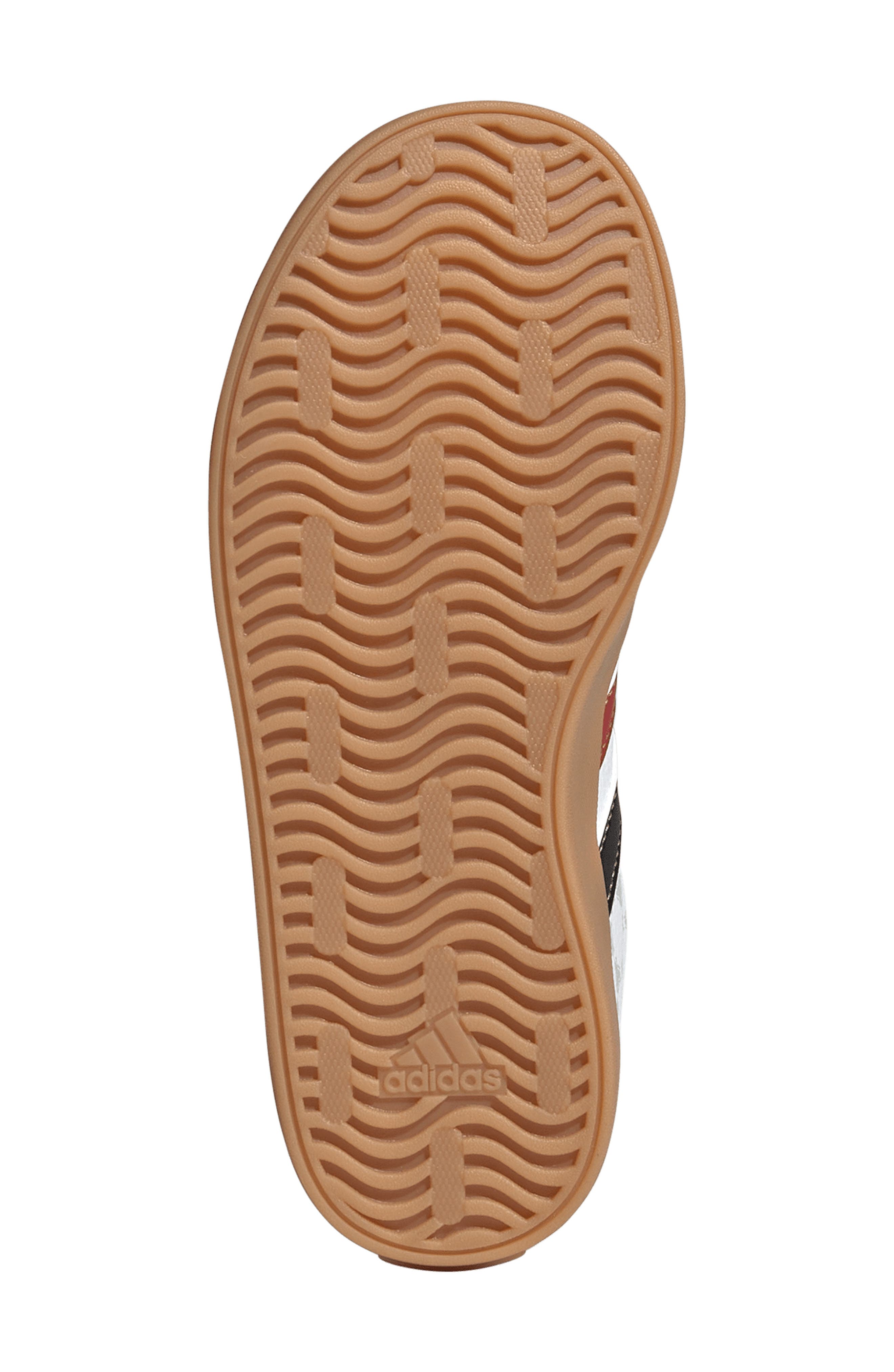 adidas Kids' VL Court 3.0 Sneaker, Alternate, color, White/ Core Black/ Gold