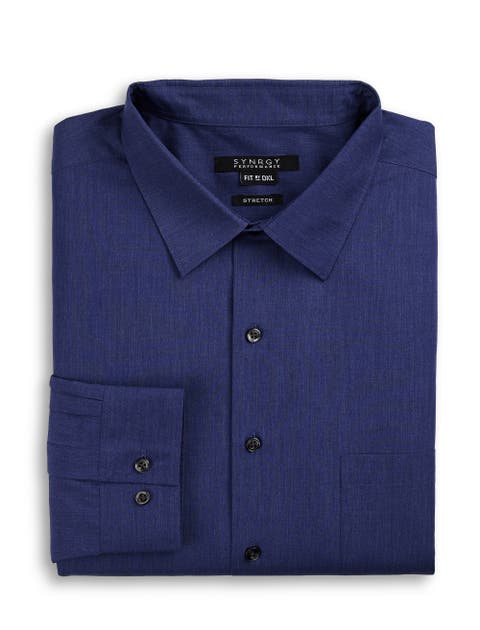 Big & Tall Performance Heather Dress Shirt