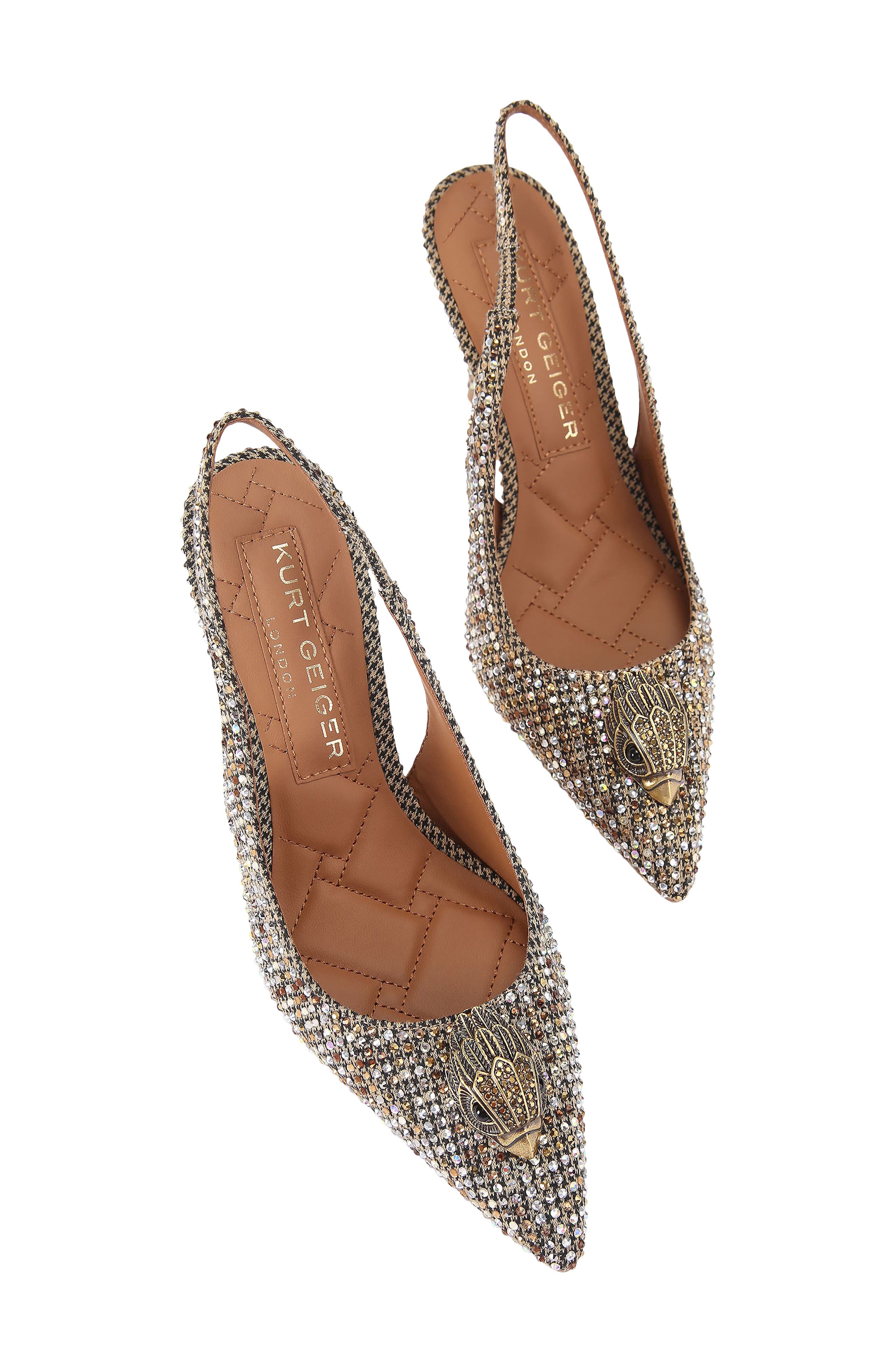 Kurt Geiger London Belgravia Slingback Pointed Toe Pump, Alternate, color, 