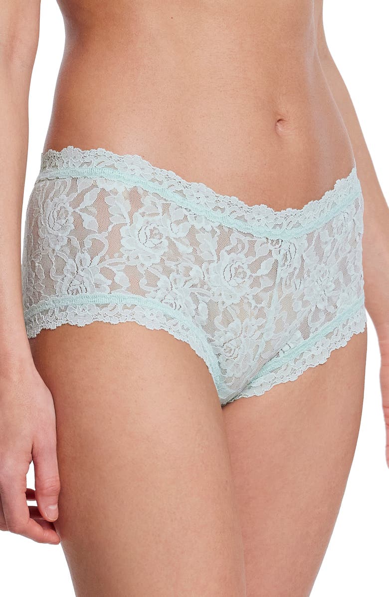 Hanky Panky Signature Lace Boyshorts, Alternate, color, Low Tide