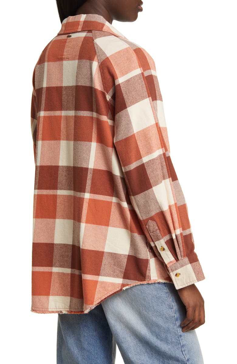 Rip Curl Pacific Dreams Cotton Flannel Shirt, Alternate, color, 