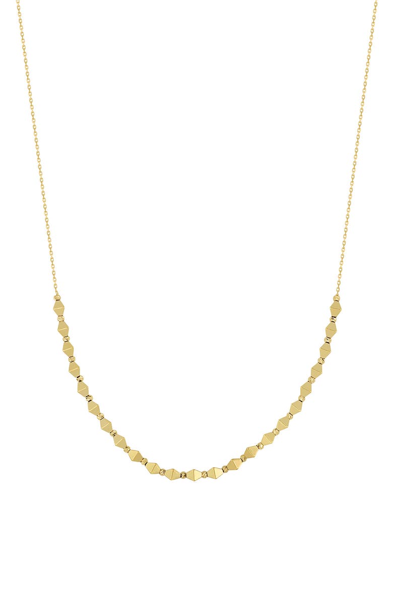 Bony Levy 14K Gold Pyramid Link Necklace, Main, color, 14K Yellow Gold