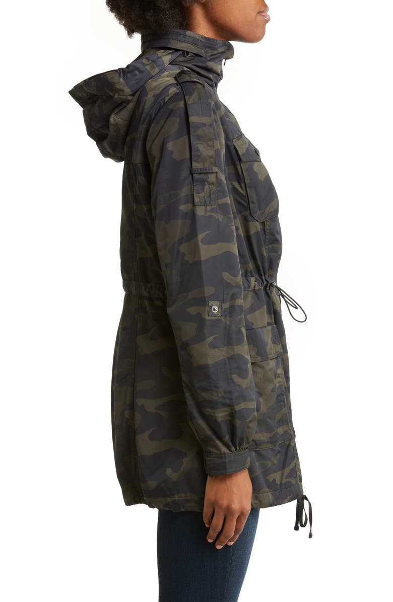 Blanc Noir Mastermind Water Resistant Camo Print Jacket, Alternate, color, Camo