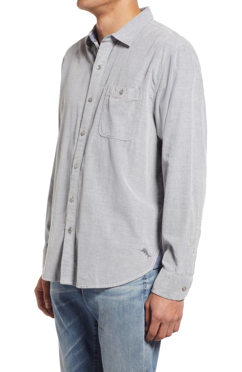 Tommy Bahama Sandwash Corduroy Button-Up Shirt, Alternate, color, 