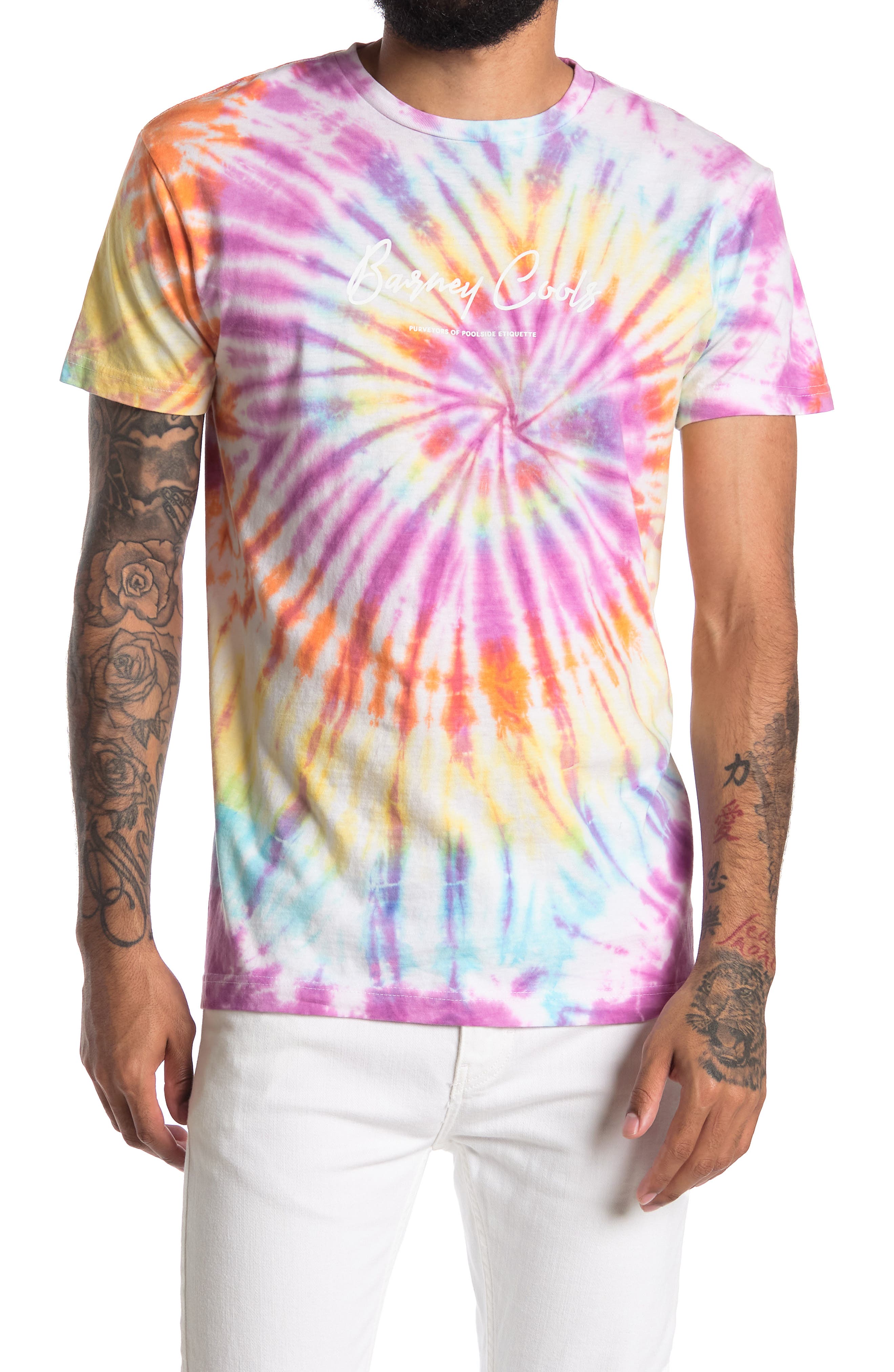 Barney Cools Woodstock Tie Dye Script T-Shirt (Men) | Nordstromrack