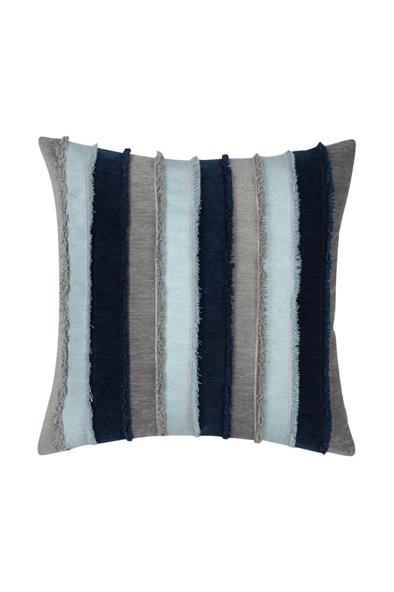 Vista Multi colored Velvet embroidered panelled Indoor & Outdoor Woven Accent Pillow, Main, color, Multi