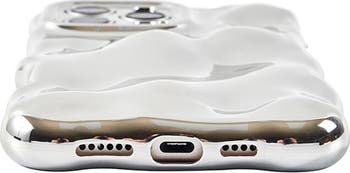 Chrome Bubbles iPhone 16 Pro Max Case