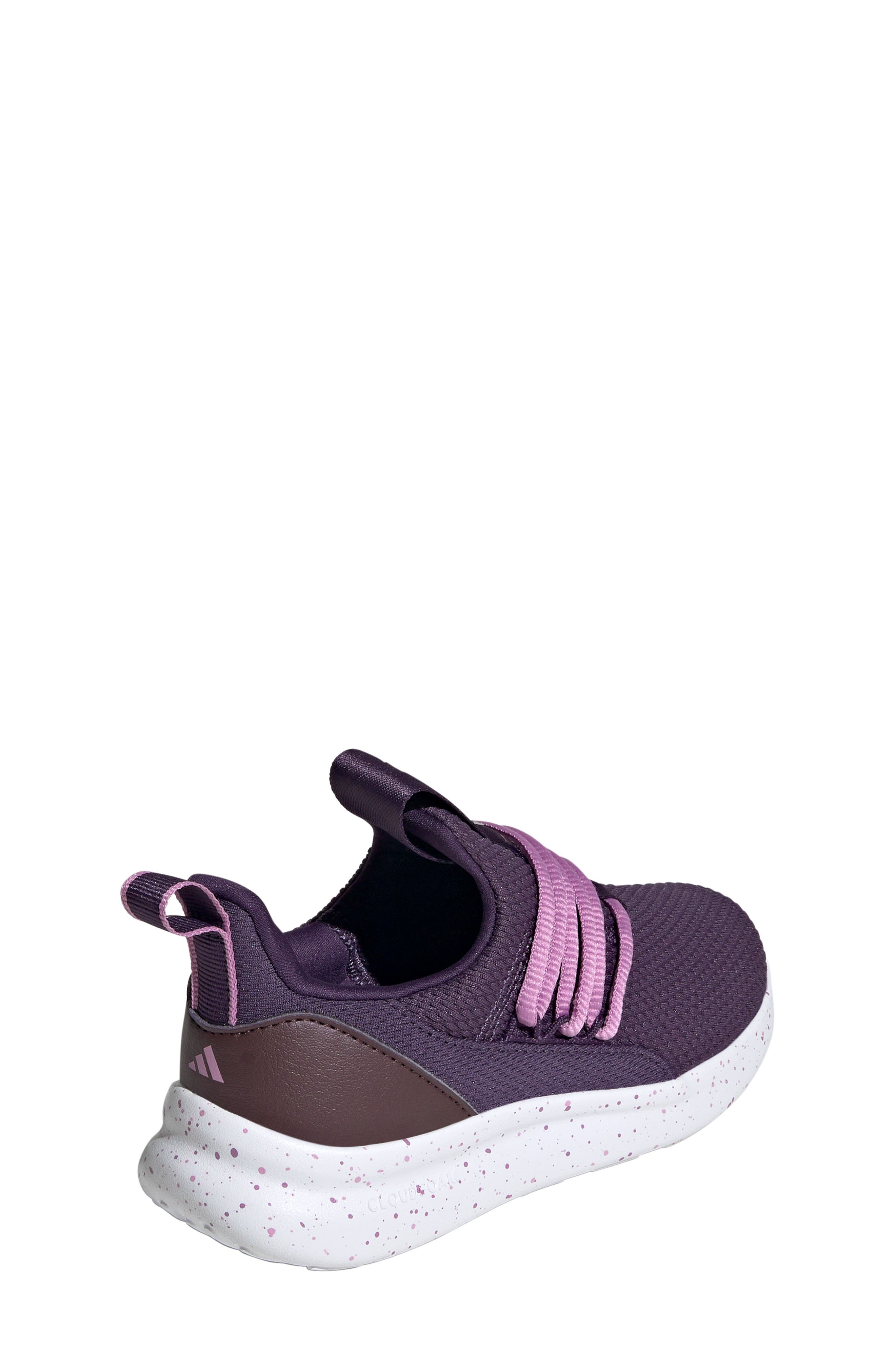adidas Kids' Lite Racer Adapt 7.0 Sneaker, Alternate, color, Plum/ Purple/ White