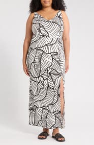 Renee C Abstract Print Sheath Dress