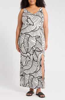 Renee C Abstract Print Sheath Dress