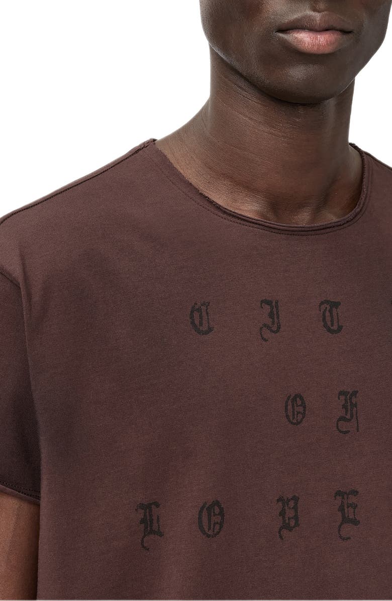 John Varvatos City of Lovers Graphic T-Shirt, Alternate, color, Merlot