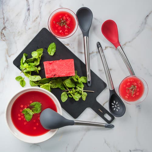 Cuisipro Silicone & Stainless Steel Ladle, Red In Red