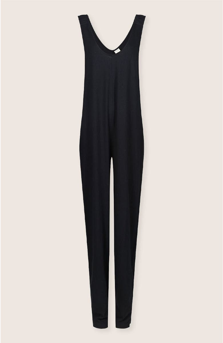 Turtledove London Organic Cotton Jilly Jumpsuit, Alternate, color, Black