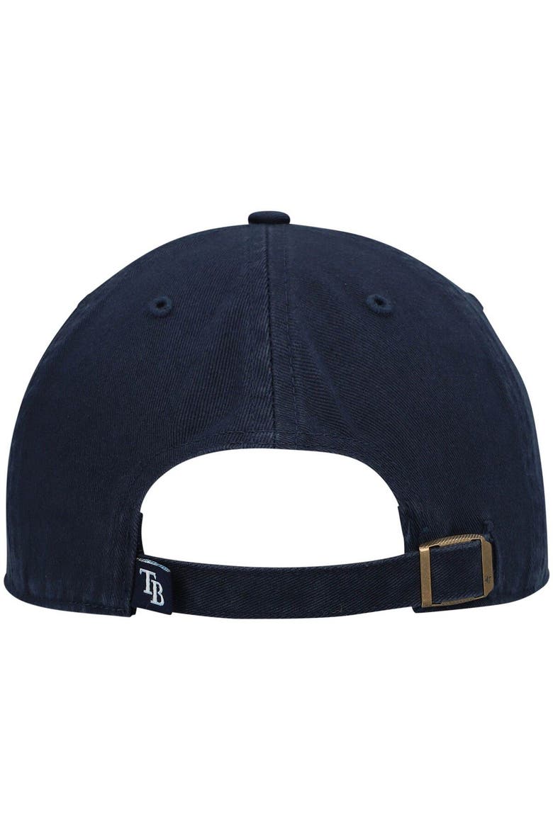 Men's '47 Navy Tampa Bay Rays Clean Up Adjustable Hat, Alternate, color, Navy