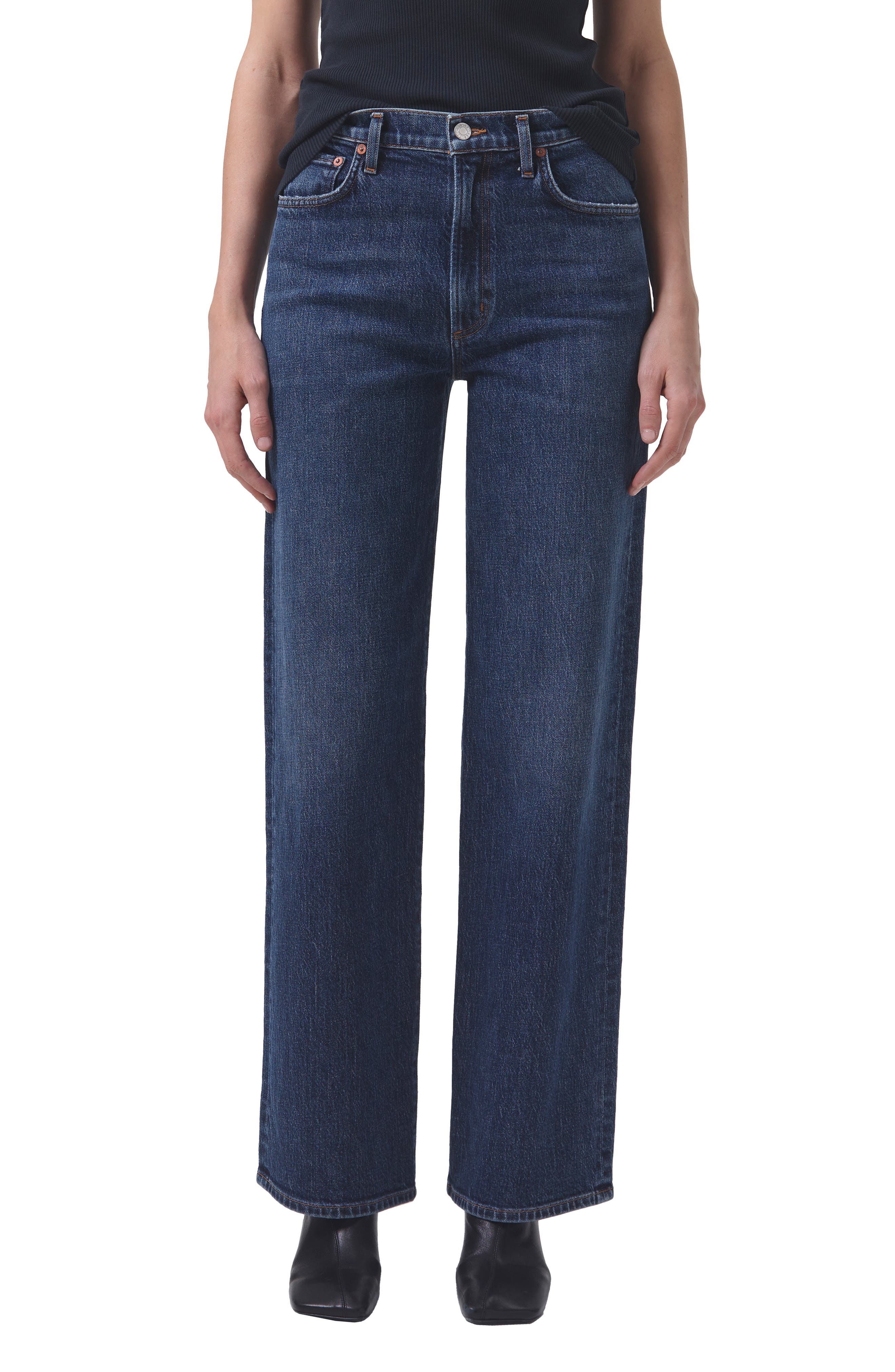 AGOLDE Harper Ankle Wide Leg Jeans