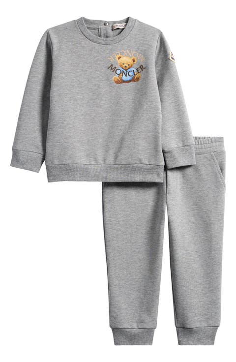 Kids' Bear Logo Graphic Sweatshirt & Joggers Set (Baby & Toddler)