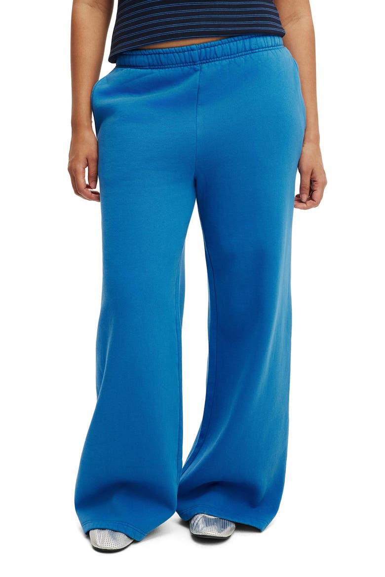 Women's Baggy Sweatpant, Alternate, color, Washed Cobalt
