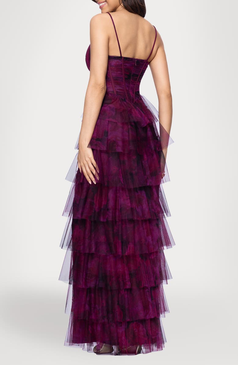 Tiered Ruffle Column Dress