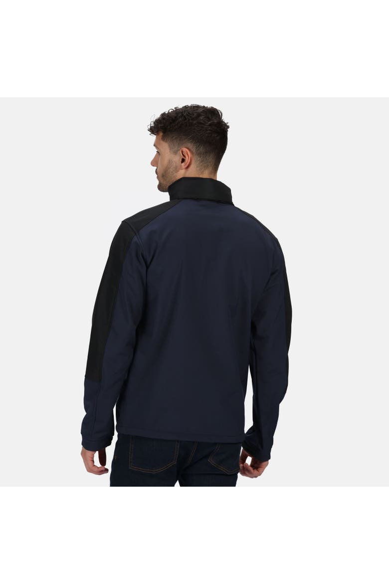 Hydroforce 3-layer Softshell Jacket, Alternate, color, Navy and Black