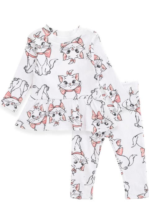 The Aristocats Marie Ribbed Long Sleeve Tee and Pants Set