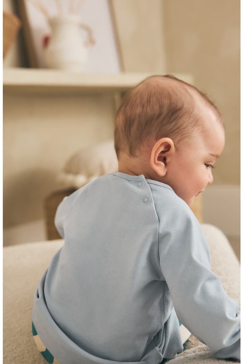 Breakfast Trio Sweatshirt & Pants Set, Alternate, color, BLUE