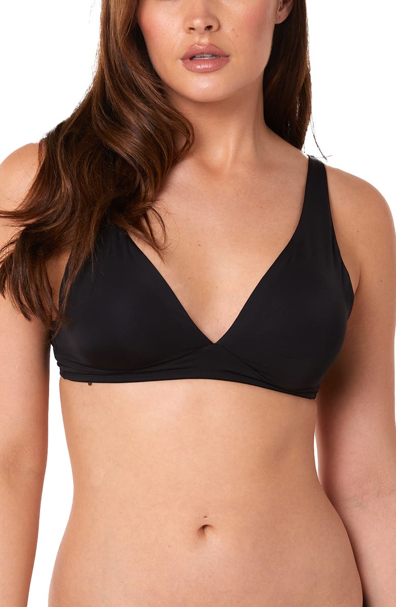 Deja Day Wireless Triangle Bra, Main, color, 