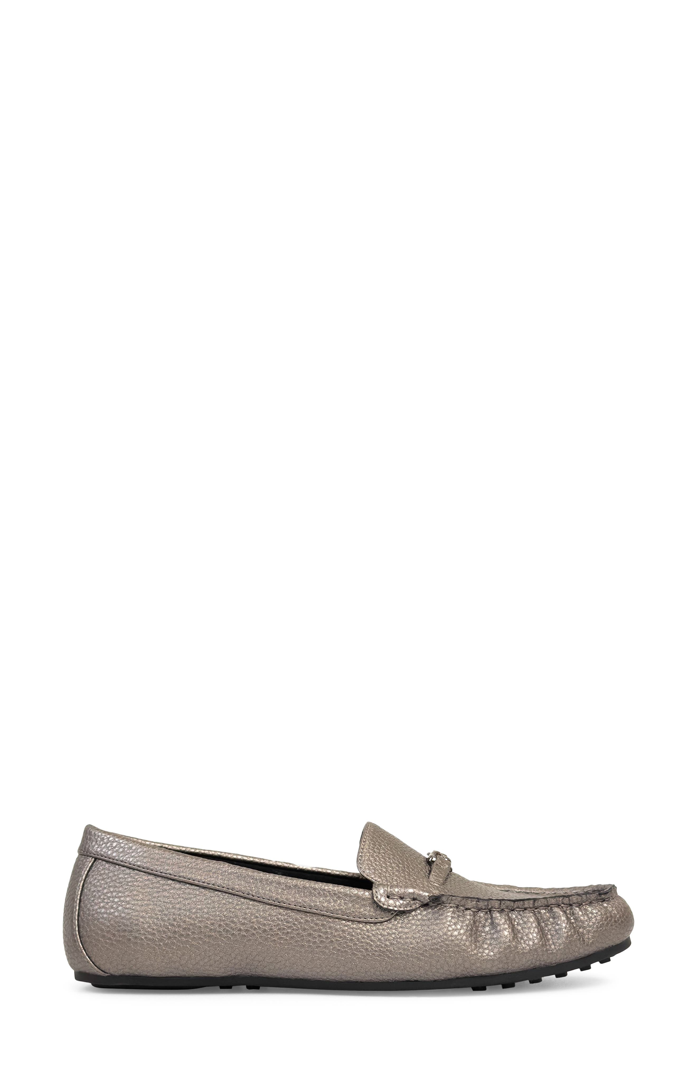 Drita Bit Loafer, Alternate, color, GUNMETAL FAUX LEATHER