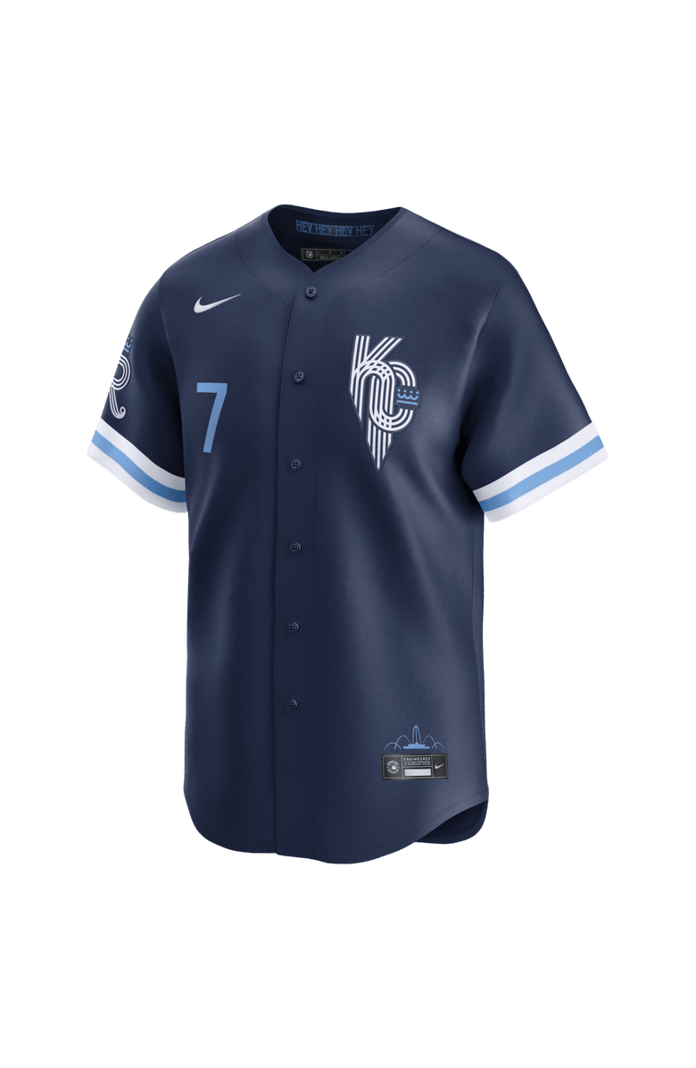Nike Men's Nike Bobby Witt Jr. Navy Kansas City Royals City Connect Limited Jersey, Alternate, color, Navy