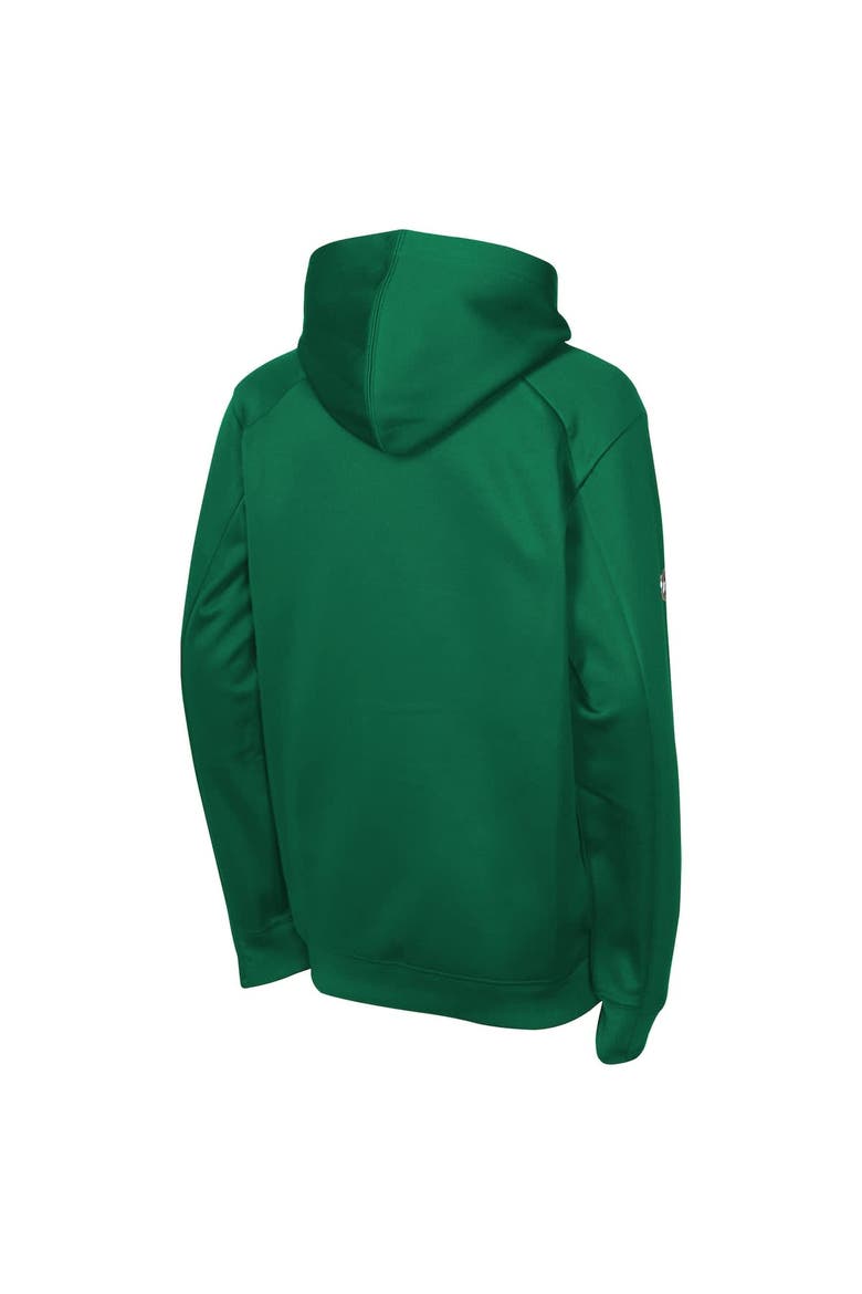 Youth Fanatics Kelly Green Dallas Stars Authentic Pro Rink Raglan Hoodie, Alternate, color, Kelly Green