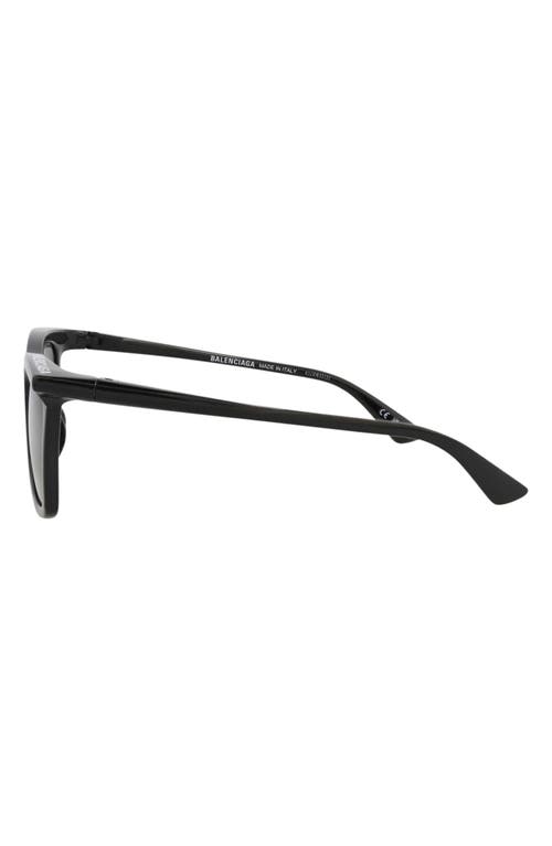 Balenciaga Core 54mm Square Sunglasses In Black