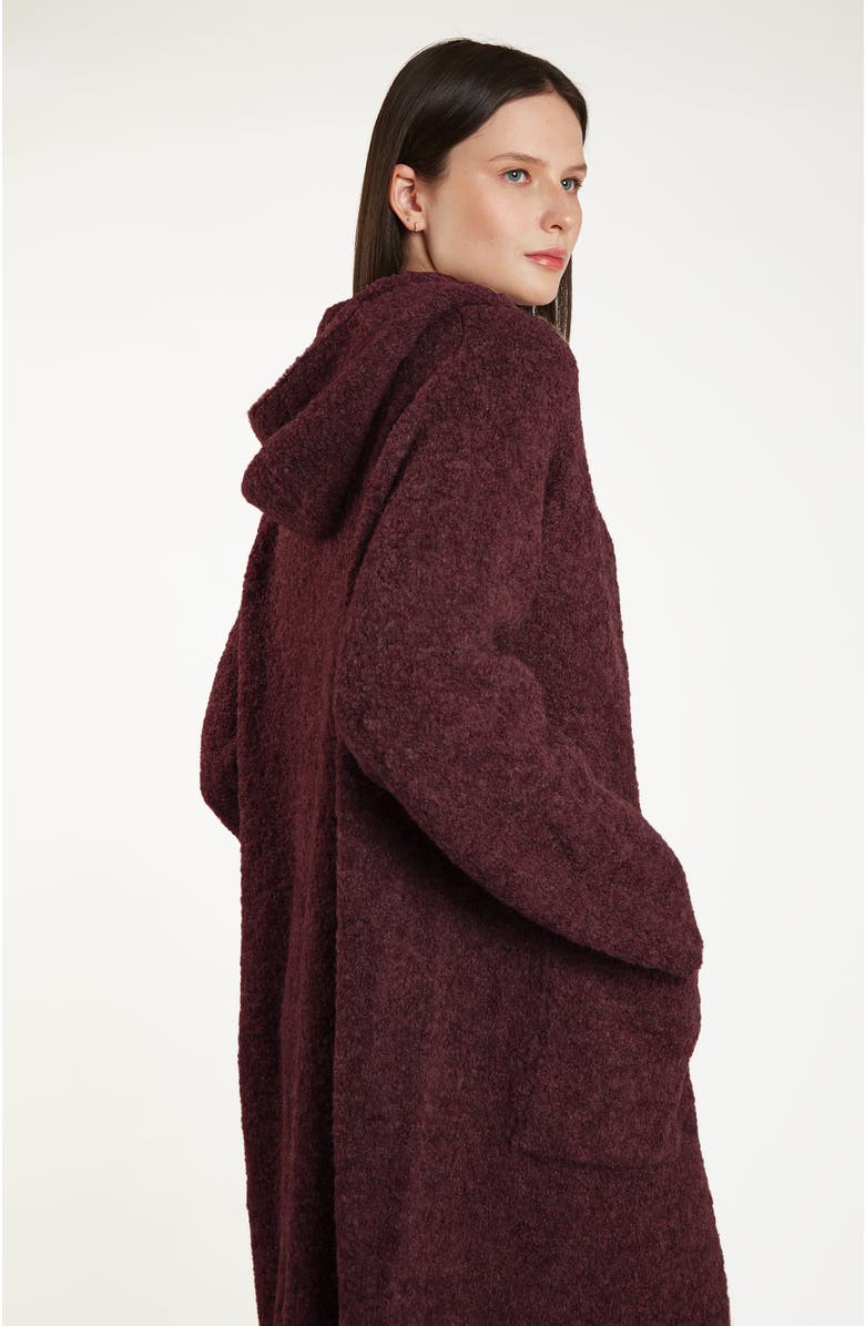 oyun Hooded Duster, Alternate, color, Dark Sepia
