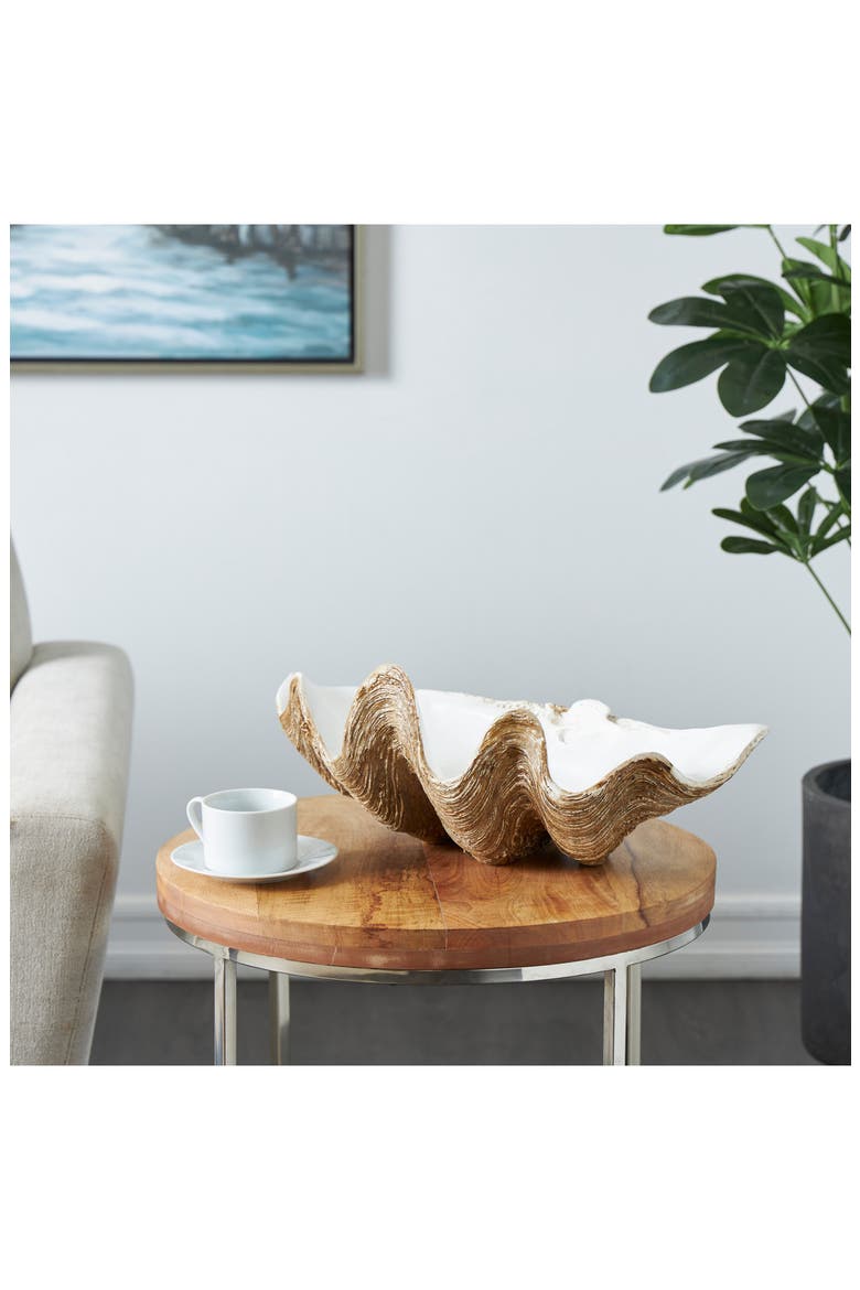 White Decorative Bowl, Alternate, color, WHITE