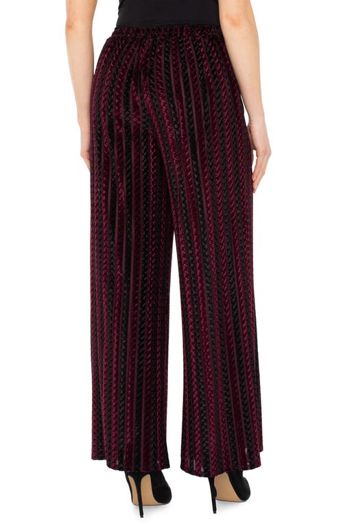 Liverpool Los Angeles Velvet Wide Leg Pants In Multi