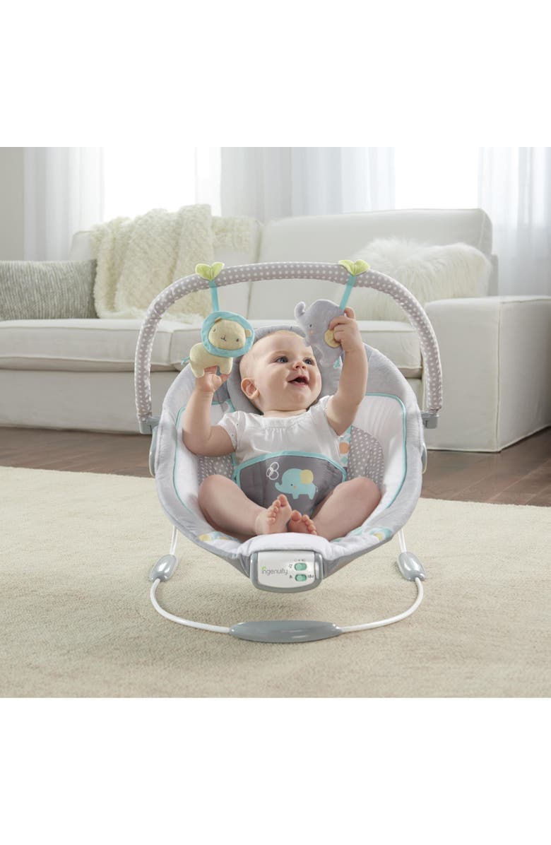 INGENUITY Soothing Baby Bouncer with Vibrating Infant Seat, Alternate, color, Grey