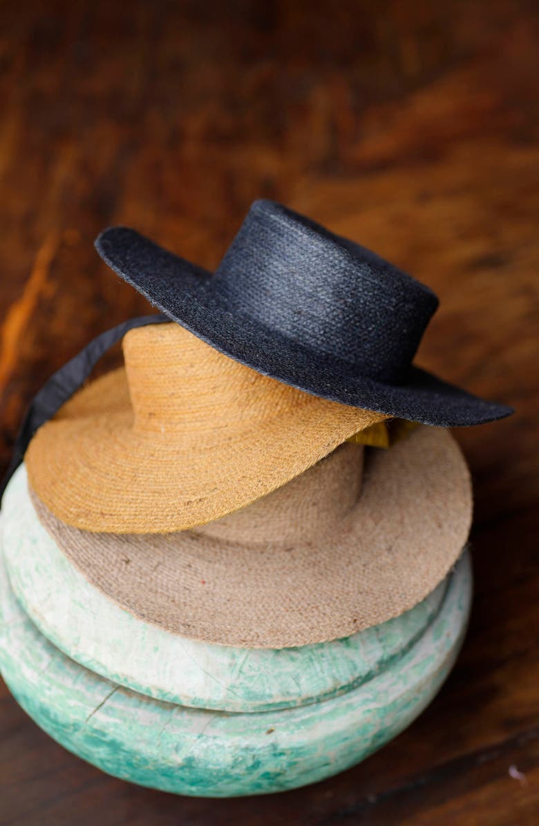 BRUNNA.CO The Loli Jute Hat, Alternate, color, Black