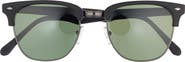 Peter Millar Concorde 48mm Polarized Clubmaster Sunglasses