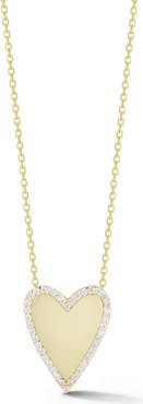 GLAZE JEWELRY Cubic Zirconia Heart Pendant Necklace