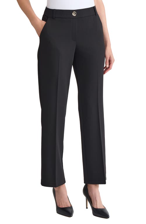 Kasper Pull-on Trouser Pants In Black