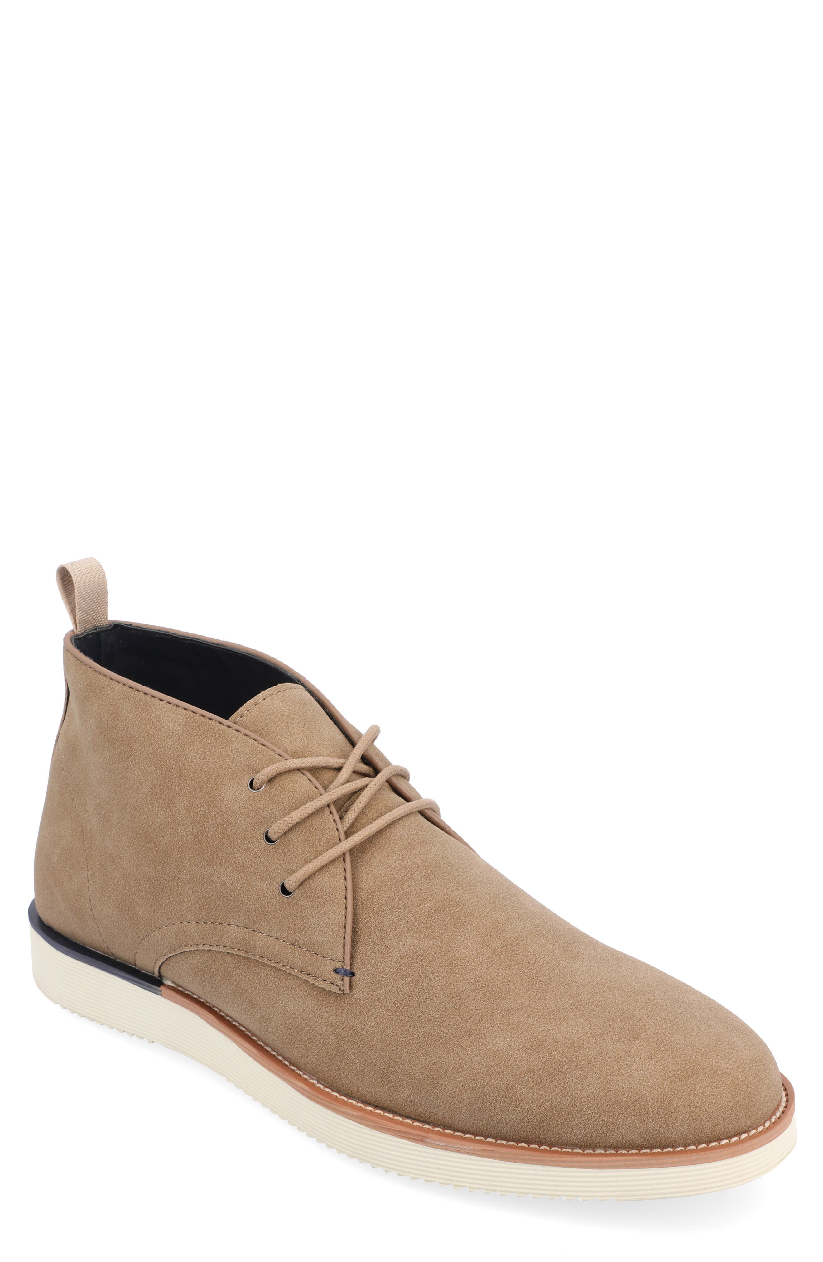 VANCE CO Jimmy Plain Toe Vegan Leather Chukka Boot