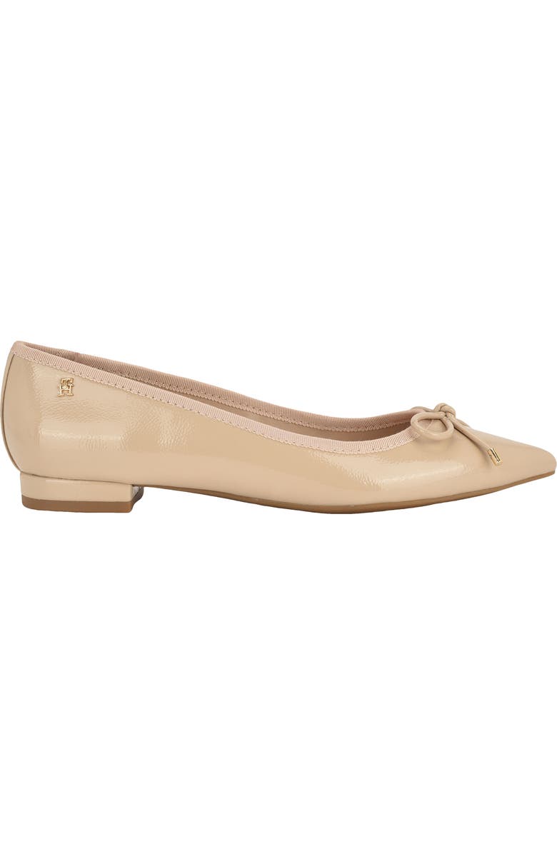 Tommy Hilfiger Kimio Pointed Toe Flat, Alternate, color, Light Natural
