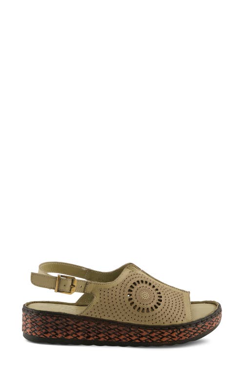Spring Step Cordero Slingback Sandal In Sage Green