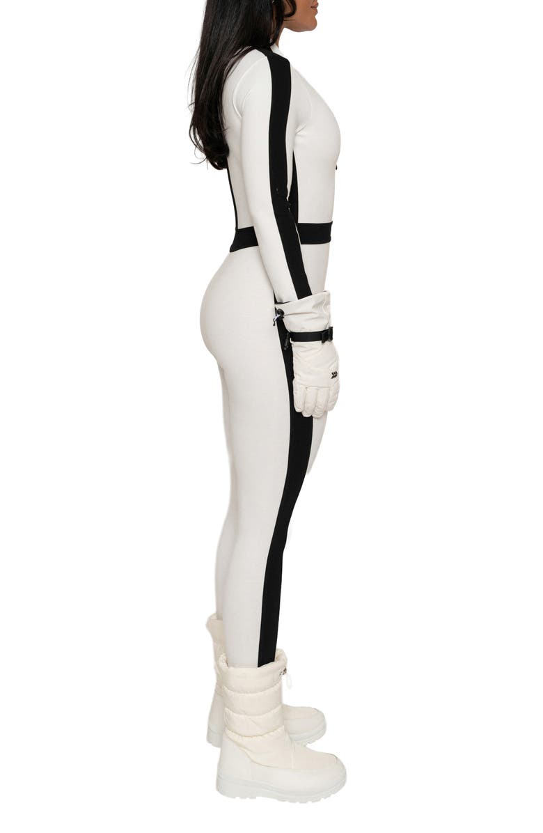 JLUXLABEL Off Limits Long Sleeve Jumpsuit, Alternate, color, Ivory