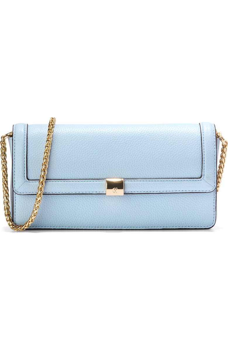 Cole Haan Daniella Leather Wallet on a Chain, Main, color, Skyway