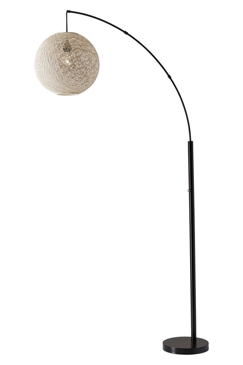 Havana Arc Floor Lamp, Main, color, BRONZE