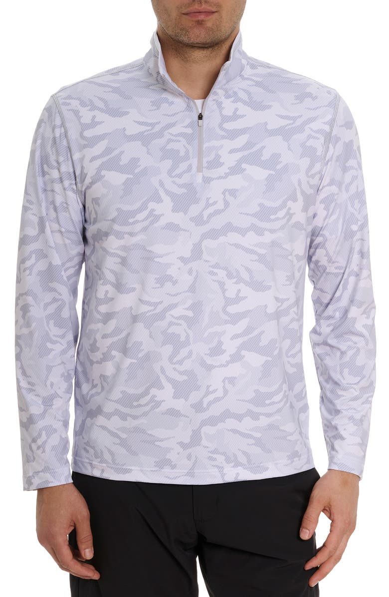 Robert Graham Faro Quarter Zip Top, Main, color, 