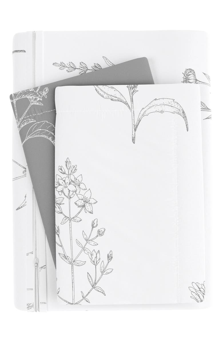 HOMESPUN HOME SPUN Home Collection Premium Ultra Duvet Set, Alternate, color, Light Gray