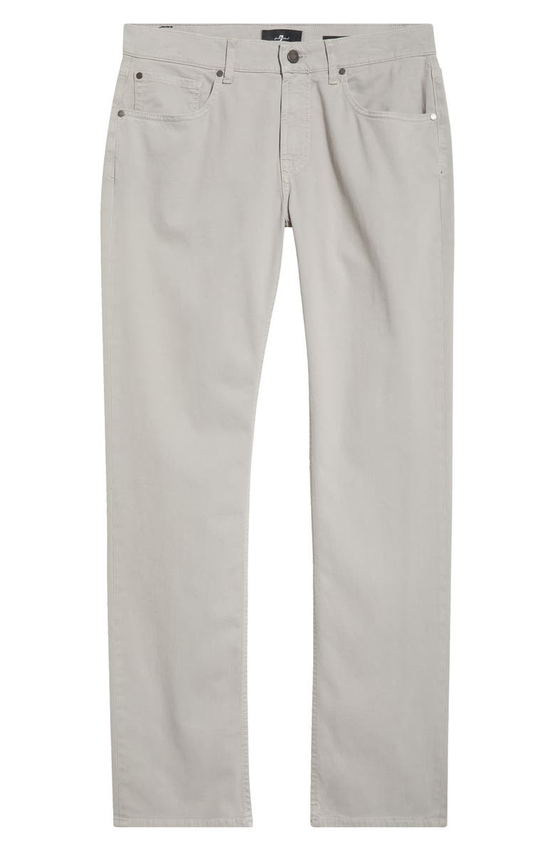 7 For All Mankind Comfort Sateen The Straight Leg Jeans, Main, color, Iron